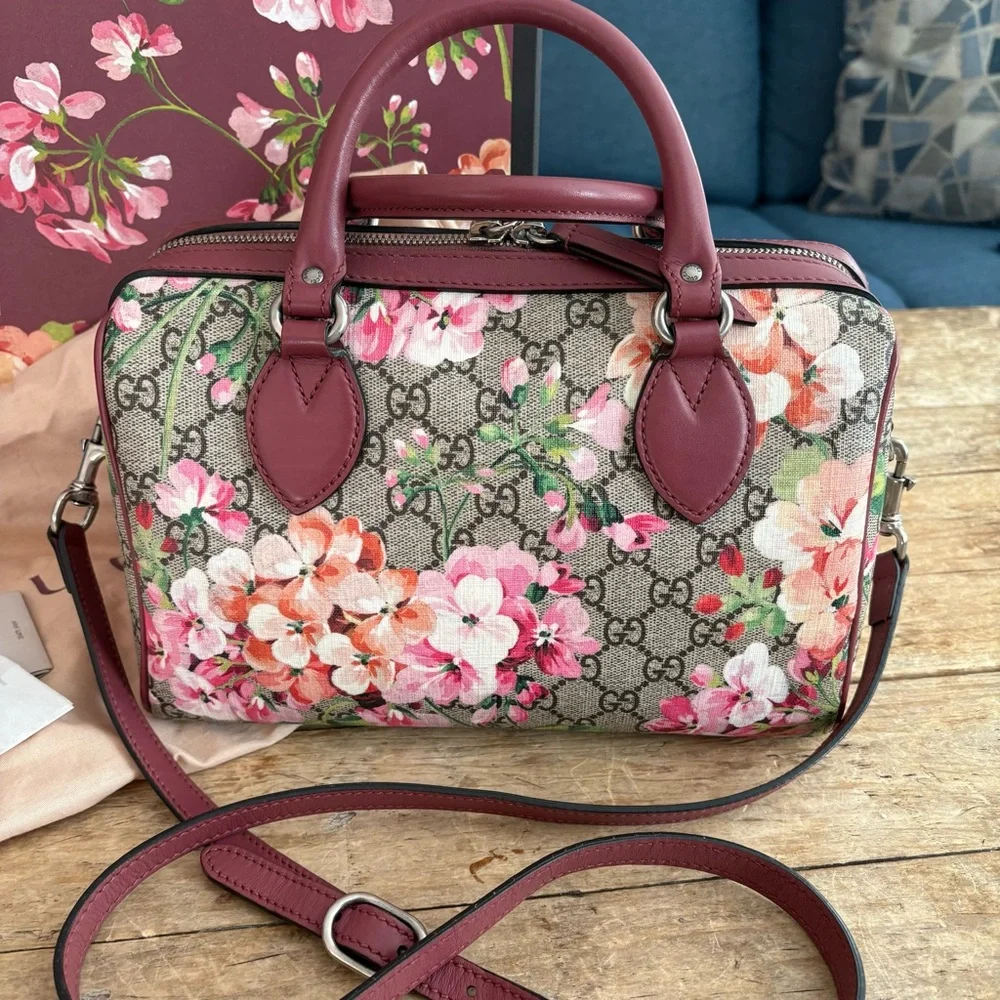 Gucci Bloom Boston Crossbody Bag small - Picture 2 of 14
